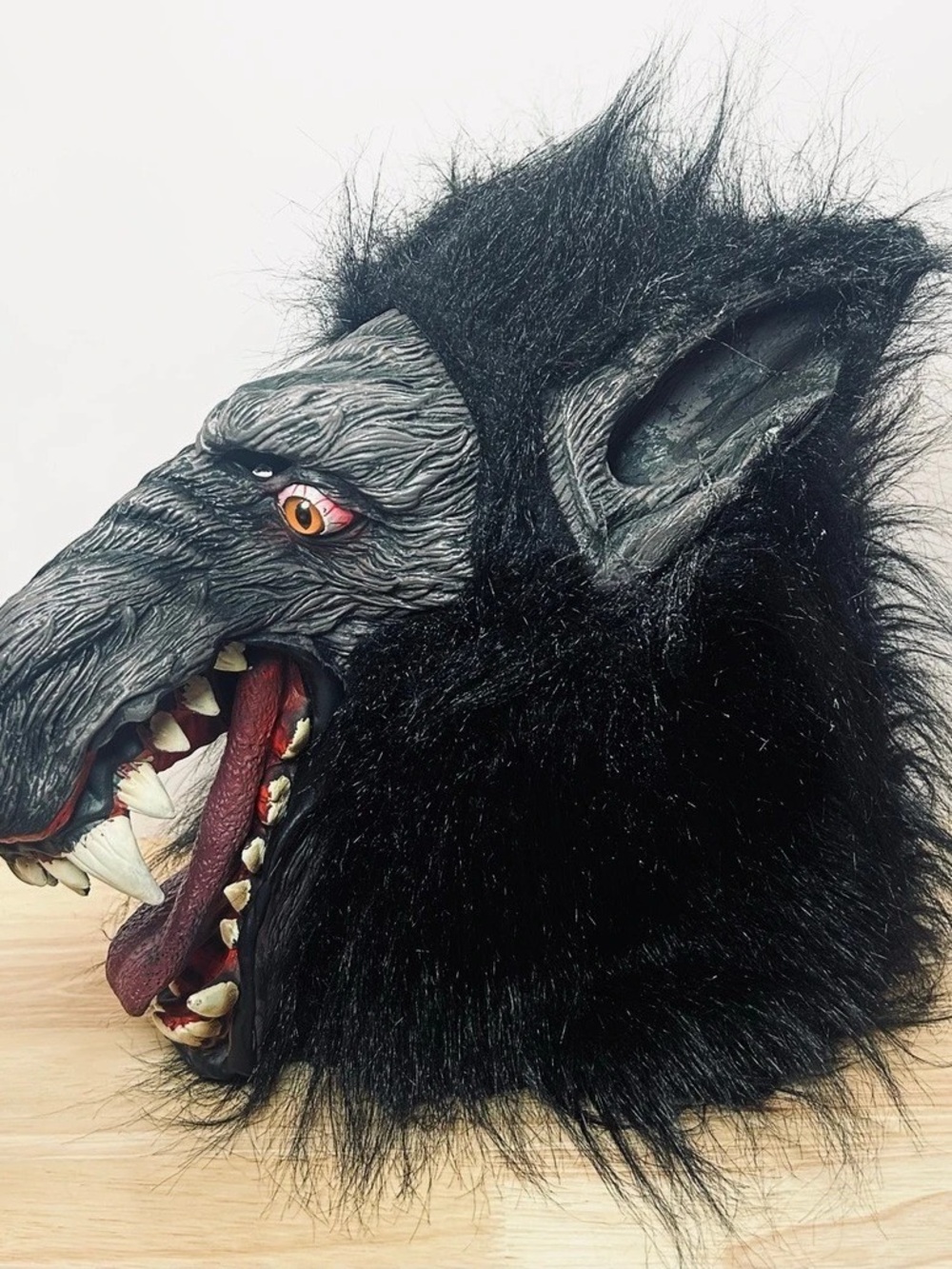Ghoulish Productions
Black Moon Mask (Werewolf Creature Latex Mask with fur